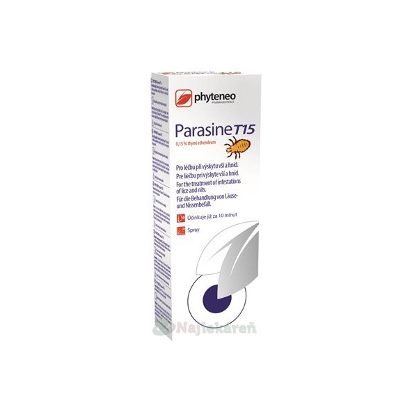 Phyteneo Parasine T15 roztok na vši + všiváček 100ml