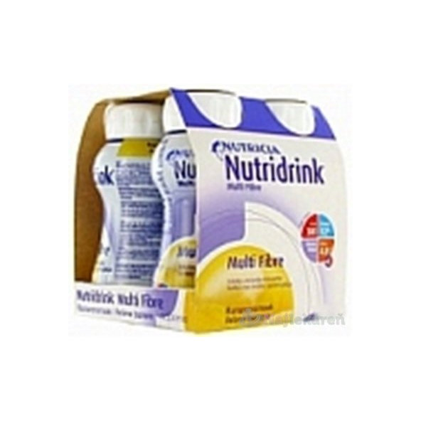 NUTRIDRINK MULTIFIBRE vanilková príchuť 4x200 ml