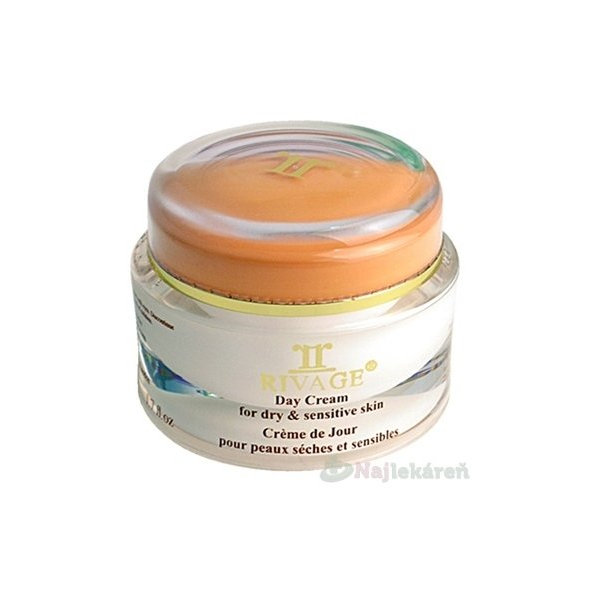 RIVAGE Denný krém na suchú a citlivú pleť 50ml