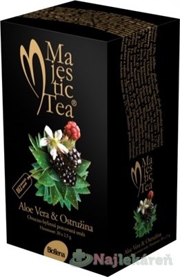 E-shop Biogena Majestic Tea Aloe Vera & Ostružina, 20x2,5g