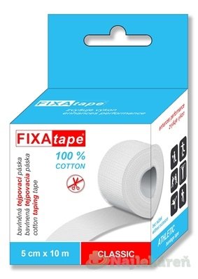 E-shop FIXAtape tejpovacia páska CLASSIC ATHLETIC, bavlnená 5cmx10m, 1ks