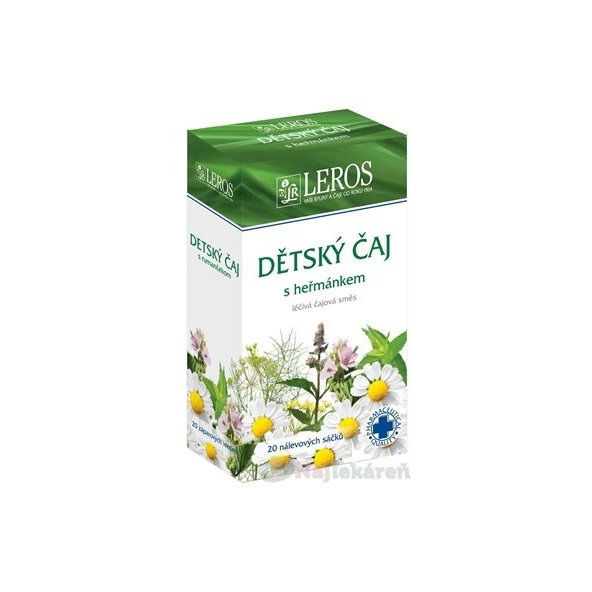 LEROS Detský čaj s rumančekom, 20x1,5g