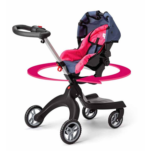 WOODY Kočík moderný, autosedačka "Chichi cats", 2v1