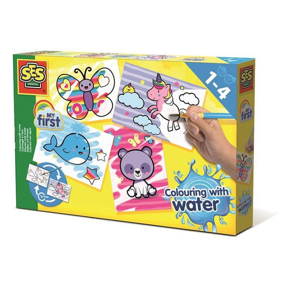 SES Moje prvé maľovanie štetcom a vodou fantastické zvieratá