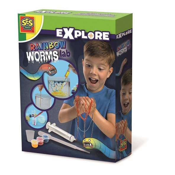 SES Výroba dúhových červov