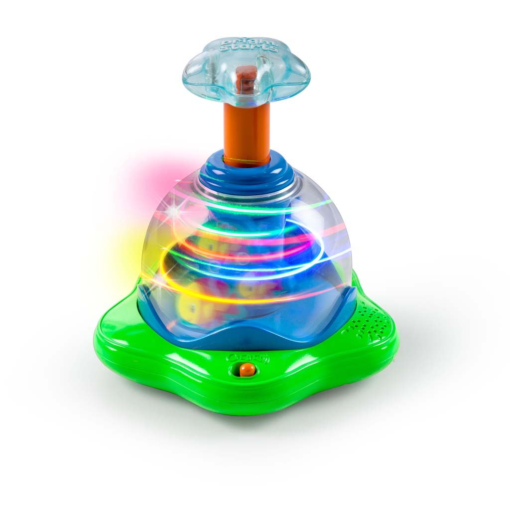 E-shop BRIGHT STARTS Hračka hudobná svietiaca Press & Glow Spinner 6m+