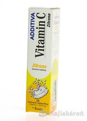 E-shop ADDITIVA VITAMÍN C 1000 mg Zitrone