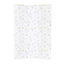 CEBA Podložka prebaľovacia 2-hranná mäkká COSY (50x70) Dream bodkami biela