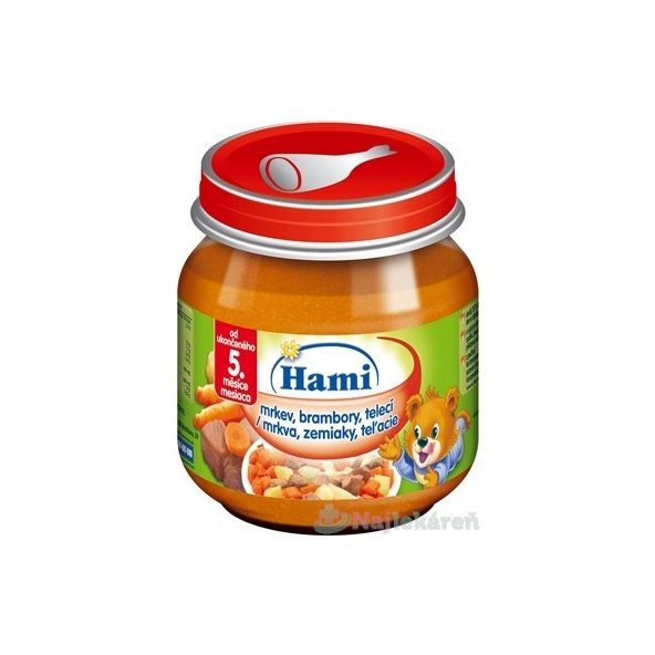 Hami príkrm mrkva s teľacím a zemiakmi 125g