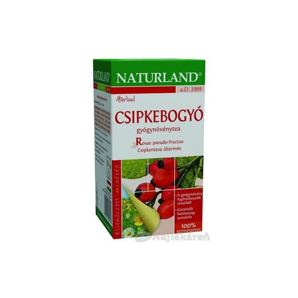 NATURLAND ŠÍPKOVÝ ČAJ, 20x2,5g