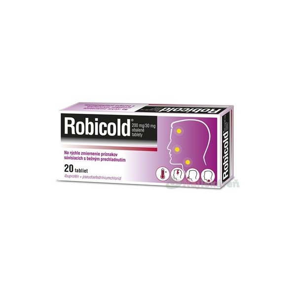 Robicold proti chrípke a bolesti 20 tbl
