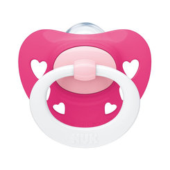 NUK Dudlík Signature 6-18 m box tm.ružový