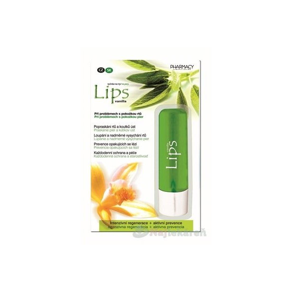 LIPS VANILLA tyčinka na pery, 3,8 g
