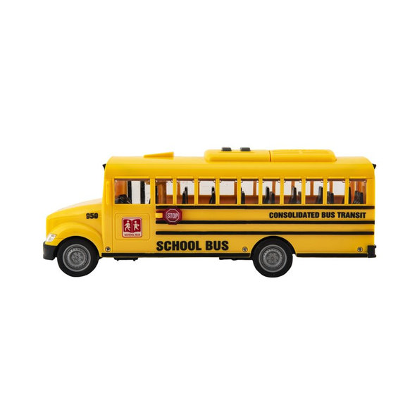 TEDDIES Autobus školský 27cm na zotrvačník