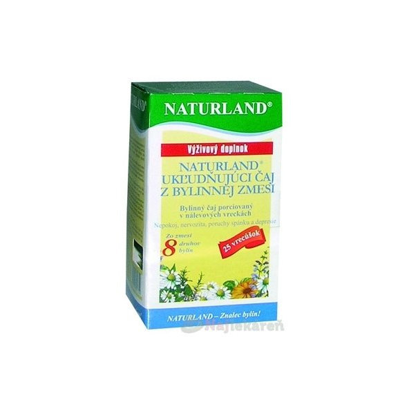 NATURLAND UKĽUDŇUJÚCA BYLINNÁ ZMES, 25x1,5g
