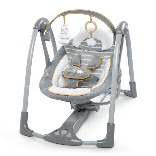 INGENUITY Bella Teddy hojdačka s melódiou 0m+ do 9 kg