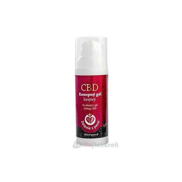 Zdravie z pece CBD Konopný gél hrejivý emulzný 1x50 ml