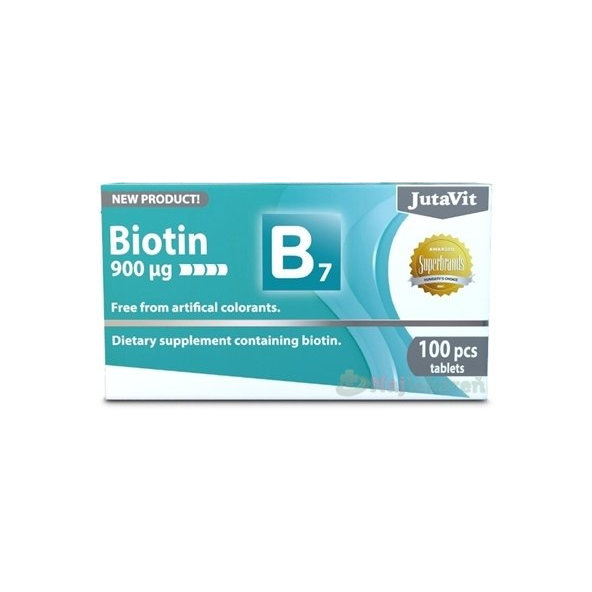 JutaVit Biotín 900 µg tbl 1x100 ks