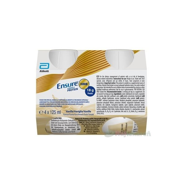 Ensure COMPACT PROTEIN HMB vanilková príchuť 4x125ml