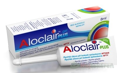 Aloclair PLUS gél, ústny gél na ošetrenie drobných raniek, 1x8 ml