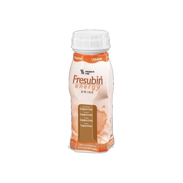 Fresubin Energy DRINK, príchuť kapučíno 4x200ml