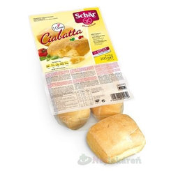 Schär CIABATTA, Bezgluténové, predpečené žemle, 200g