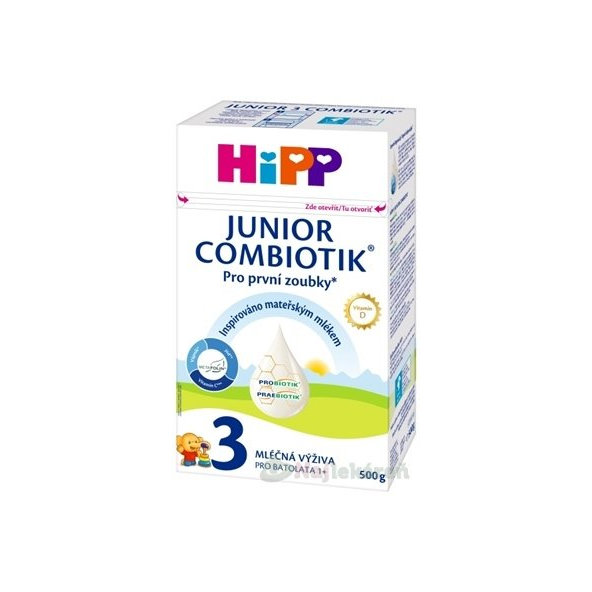 HiPP 3 Junior Combiotik® Batoľacie mlieko od uk. 1. roka 500g