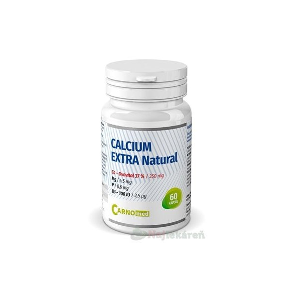 CarnoMed Calcium EXTRA Natural cps 1x60 ks