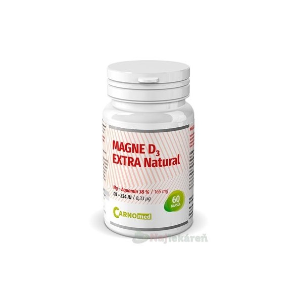 CarnoMed Magne D3 EXTRA Natural cps 1x60 ks