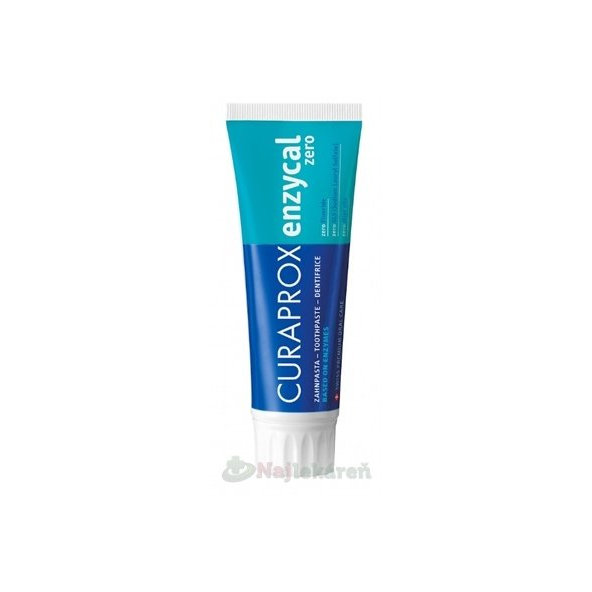 CURAPROX Enzycal ZERO zubná pasta bez fluoridu 75 ml