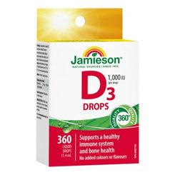 JAMIESON VITAMÍN D3 1000 IU KVAPKY