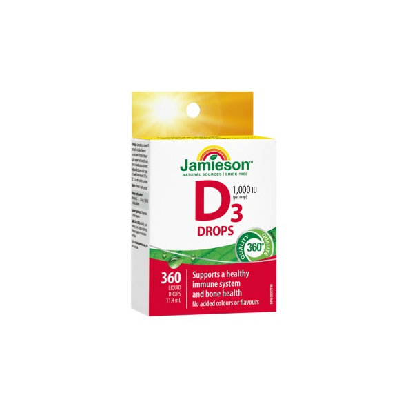 JAMIESON VITAMÍN D3 1000 IU KVAPKY