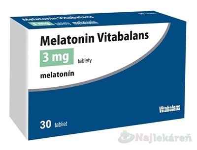E-shop Melatonin Vitabalans 3 mg tablety 1x30 ks