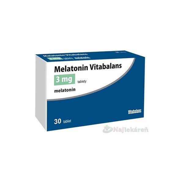 Vitabalans Melatonin 3 mg 30 tabliet