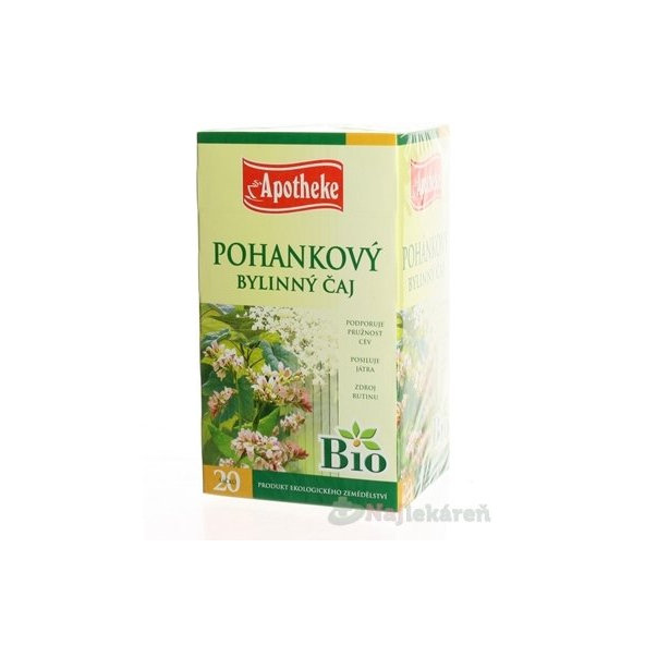 APOTHEKE BIO SELECTION POHÁNKOVÝ BYLINNÝ ČAJ, 20x1,5g