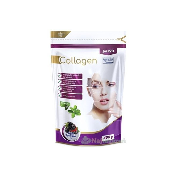 JutaVit Kolagén 10 g - Lesné ovocie, prášok 1x400 g