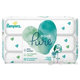 PAMPERS baby wipes PURE Aqua vlhčené obrúsky náplň 3x48 (144 ks)