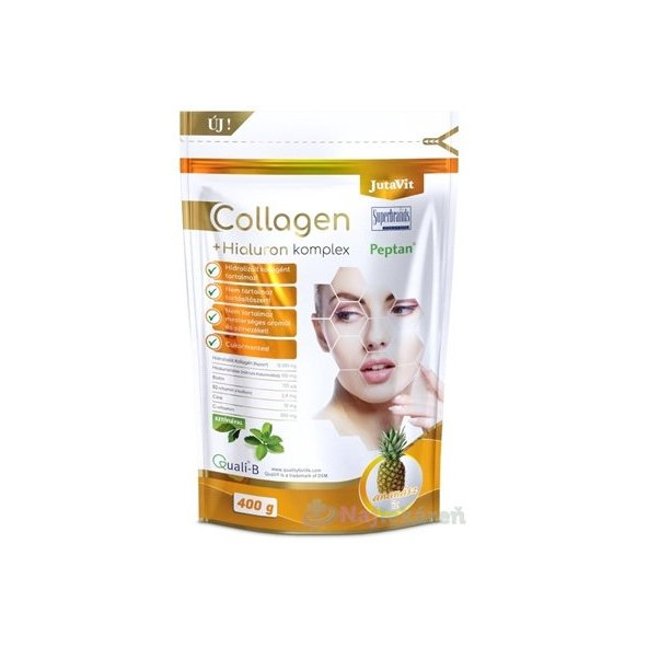 JutaVit Kolagén 10 g + Hyalurón komplex - Ananás, prášok 1x400 g