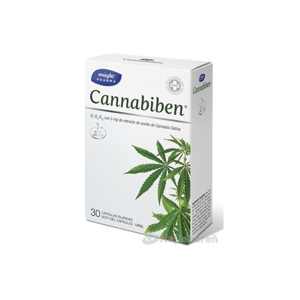 Cannabiben na báze konopného oleja, cps 1x30 ks