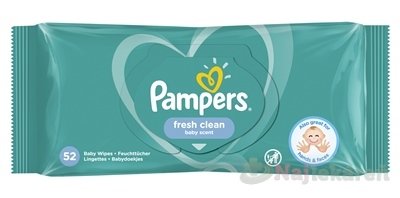 E-shop PAMPERS Baby Wipes Fresh Clean vlhčené obrúsky 1x52 ks