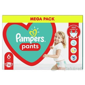 PAMPERS Active PANTS BOX veľkosť 6, plienkové nohavičky (15+ kg) 1x84 ks