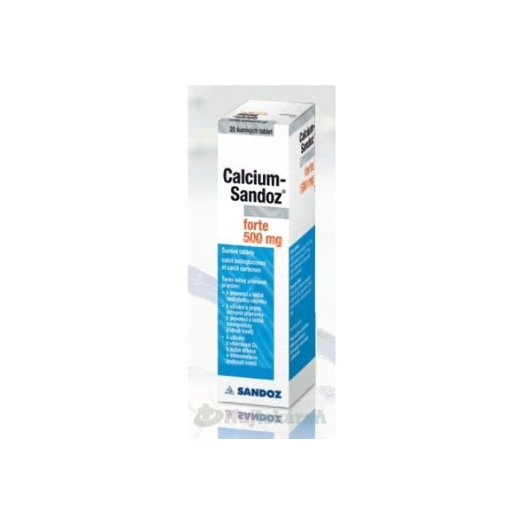 CALCIUM-SANDOZ Forte 500 mg