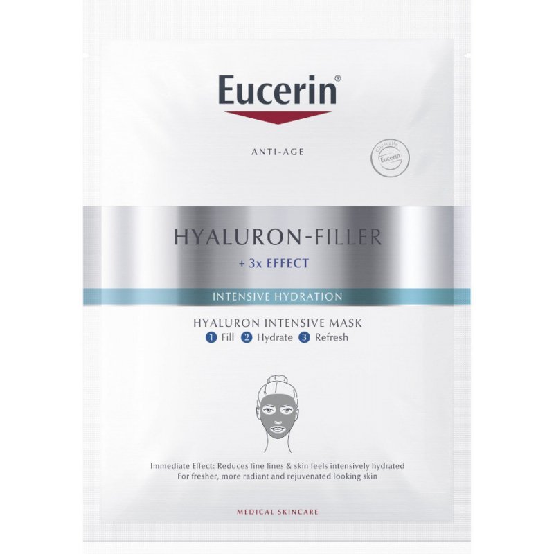 E-shop Eucerin Hyaluron-Filler Hyalurónová intenzívna maska 4ks