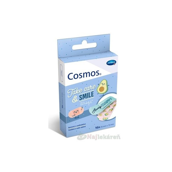 Cosmos Mr. Wonderful vodeodolná náplasť s obrázkami (25 x 72 mm) 1x16 ks