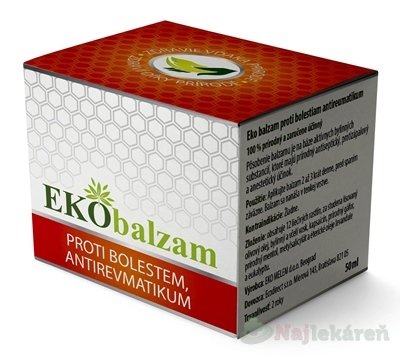 E-shop EKObalzam STOP BOLESTIAM, ANTUREUMATIKUM, 50 ml