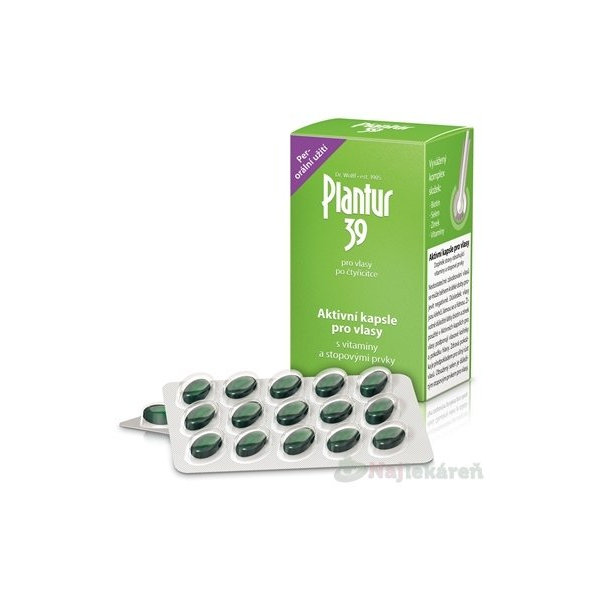 Plantur 39 Aktívne kapsule na vlasy 60ks