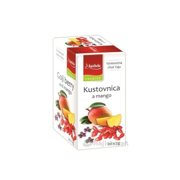 APOTHEKE PREMIER SELECTION Kustovnica a mango, 20x2 g