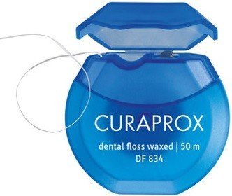 E-shop CURAPROX DF 834 zubná niť voskovaná (50m) s mätovou príchuťou