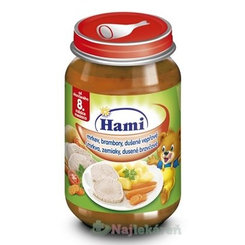 Hami príkrm zelenina s duseným bravčovým 200g