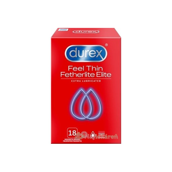 DUREX Feel Thin Extra Lubricated kondóm 18 ks